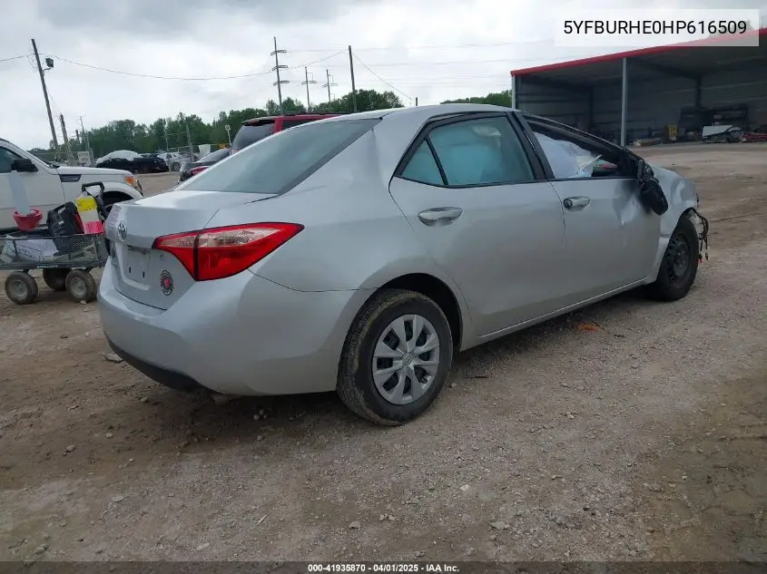 5YFBURHE0HP616509 2017 Toyota Corolla L