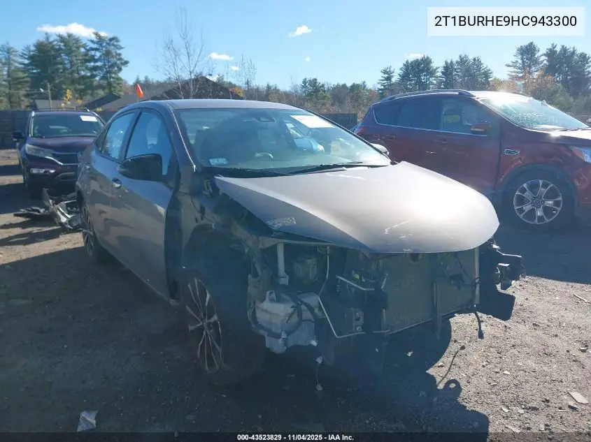 2T1BURHE9HC943300 2017 Toyota Corolla Se