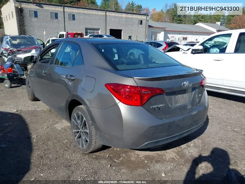 2T1BURHE9HC943300 2017 Toyota Corolla Se