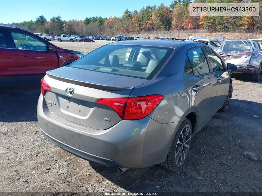 2T1BURHE9HC943300 2017 Toyota Corolla Se