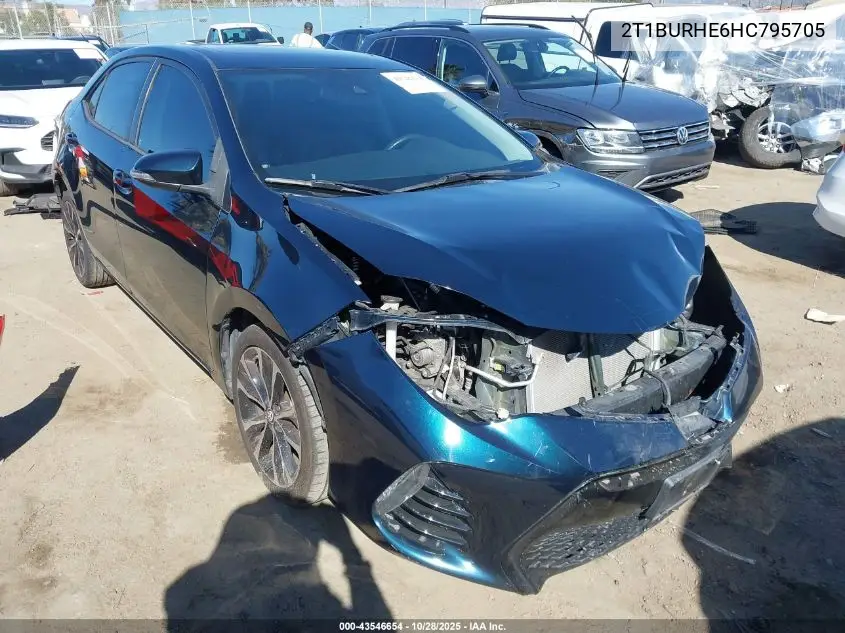 2T1BURHE6HC795705 2017 Toyota Corolla Se