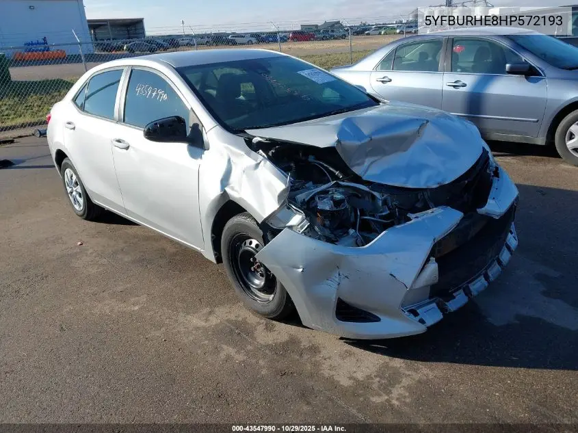 5YFBURHE8HP572193 2017 Toyota Corolla L