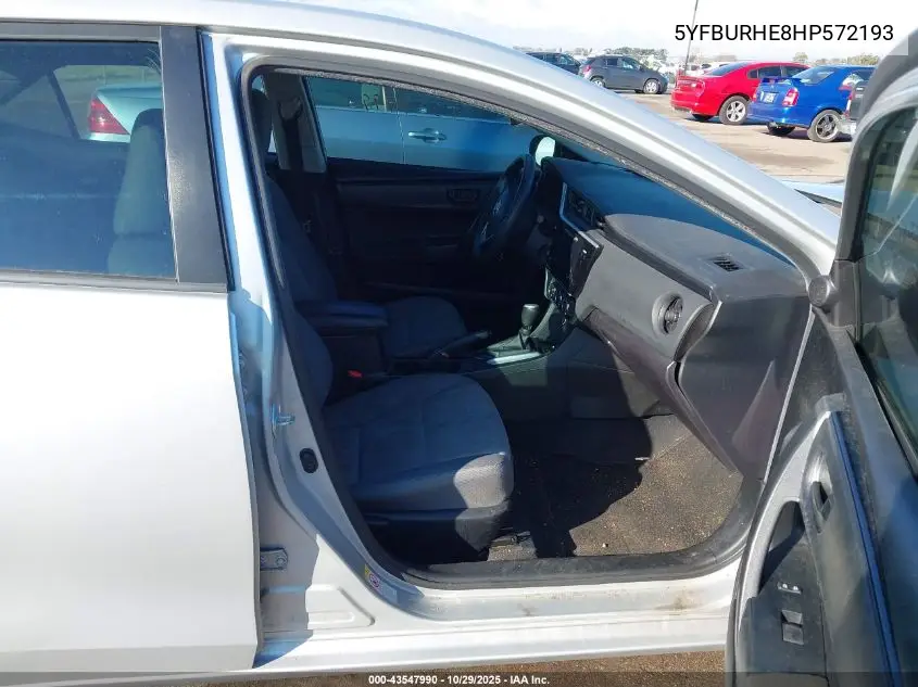 5YFBURHE8HP572193 2017 Toyota Corolla L