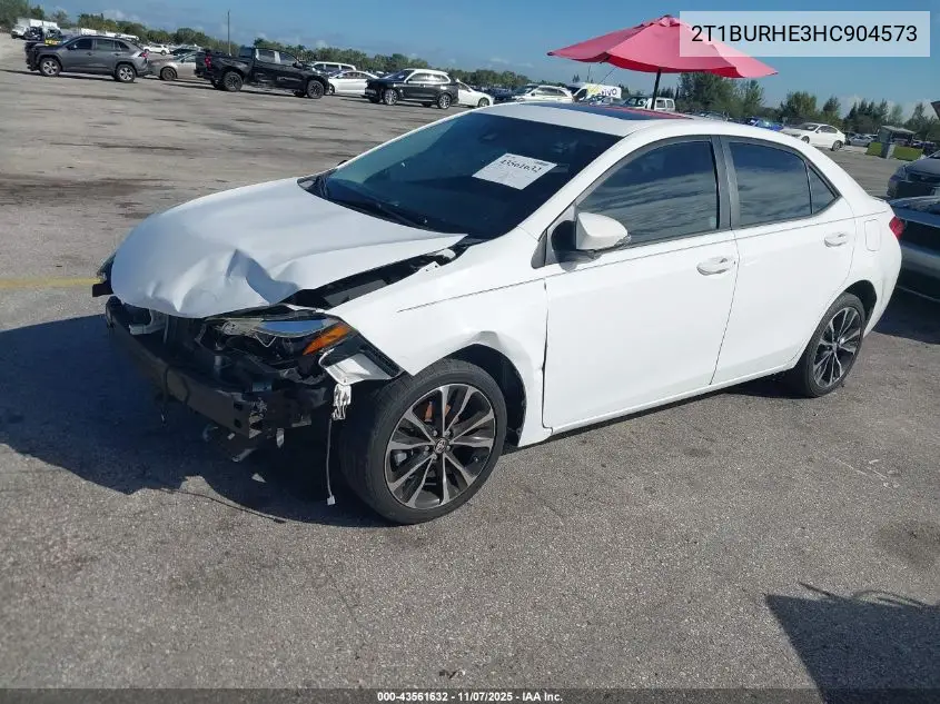 2T1BURHE3HC904573 2017 Toyota Corolla Se