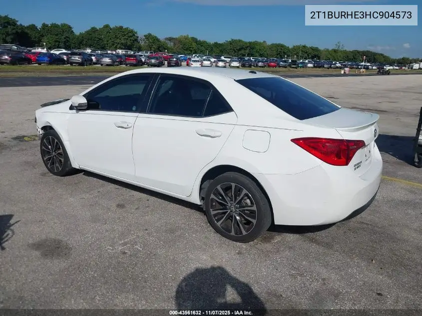 2T1BURHE3HC904573 2017 Toyota Corolla Se