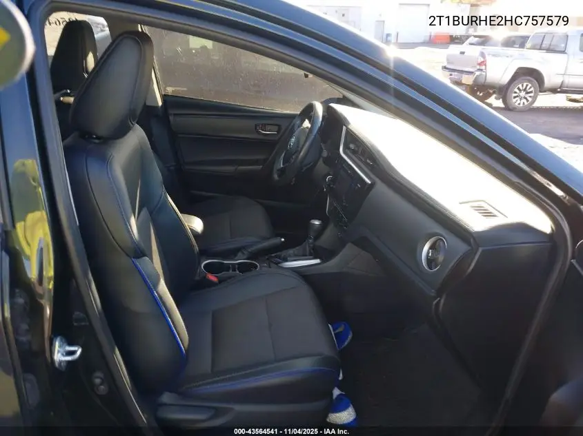 2T1BURHE2HC757579 2017 Toyota Corolla Se