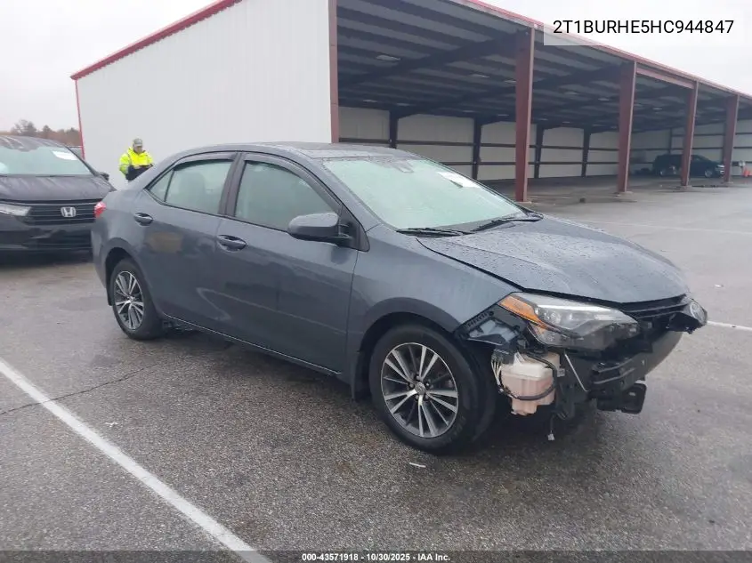 2T1BURHE5HC944847 2017 Toyota Corolla Le