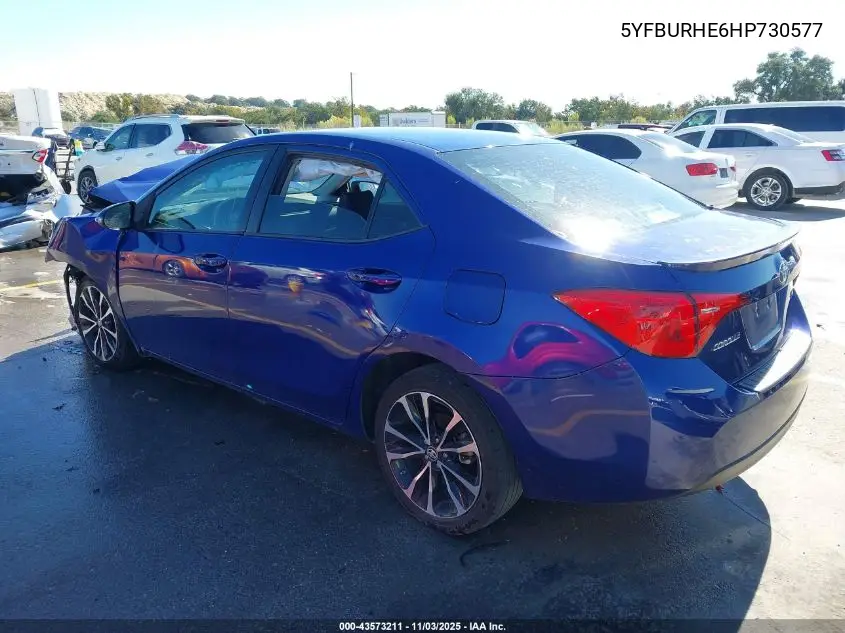5YFBURHE6HP730577 2017 Toyota Corolla Se
