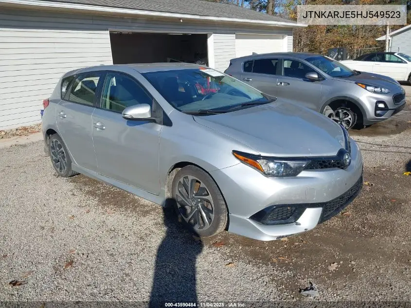 JTNKARJE5HJ549523 2017 Toyota Corolla Im