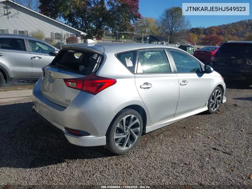 JTNKARJE5HJ549523 2017 Toyota Corolla Im