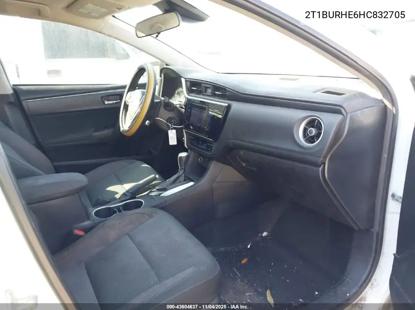 2T1BURHE6HC832705 2017 Toyota Corolla Le