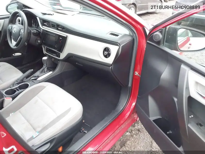 2T1BURHE6HC908889 2017 Toyota Corolla Le