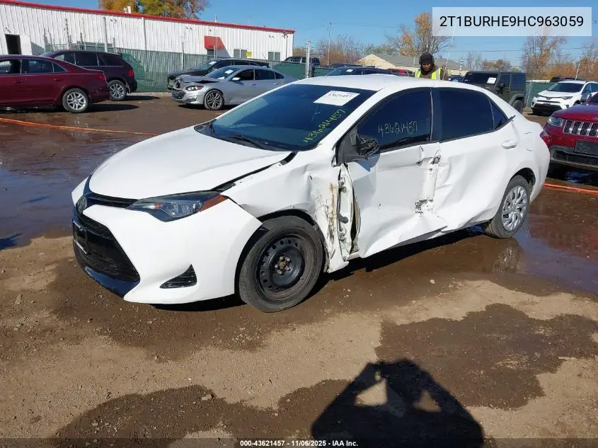 2T1BURHE9HC963059 2017 Toyota Corolla Le