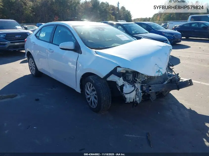 5YFBURHE8HP579824 2017 Toyota Corolla Le