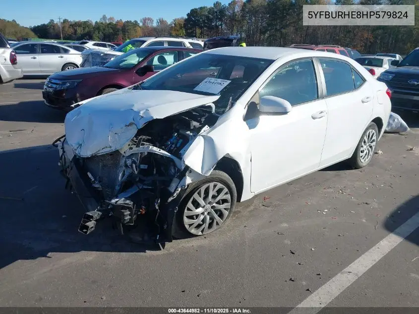 5YFBURHE8HP579824 2017 Toyota Corolla Le