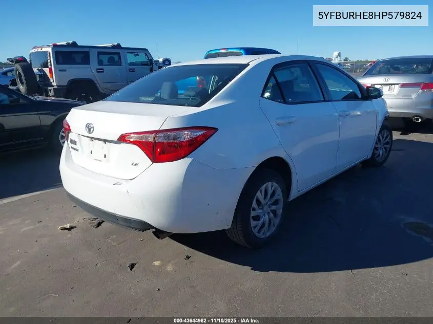 5YFBURHE8HP579824 2017 Toyota Corolla Le