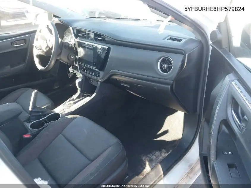 5YFBURHE8HP579824 2017 Toyota Corolla Le