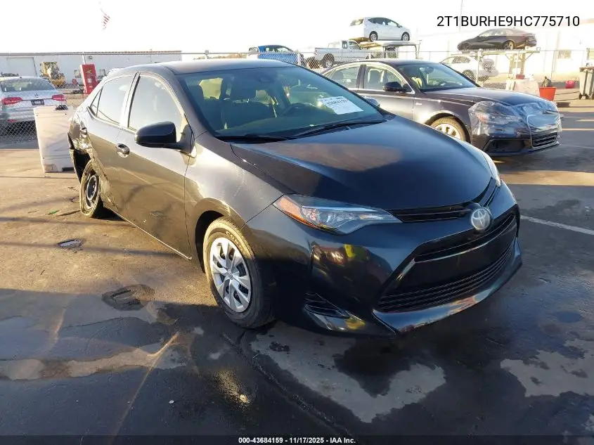 2T1BURHE9HC775710 2017 Toyota Corolla L
