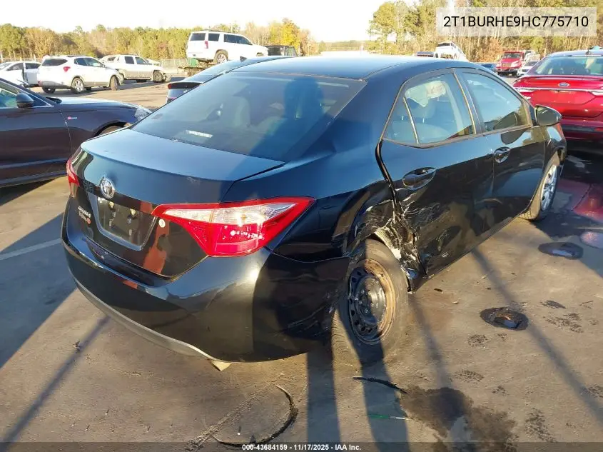 2T1BURHE9HC775710 2017 Toyota Corolla L