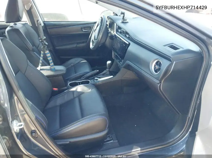 5YFBURHEXHP714429 2017 Toyota Corolla Xse