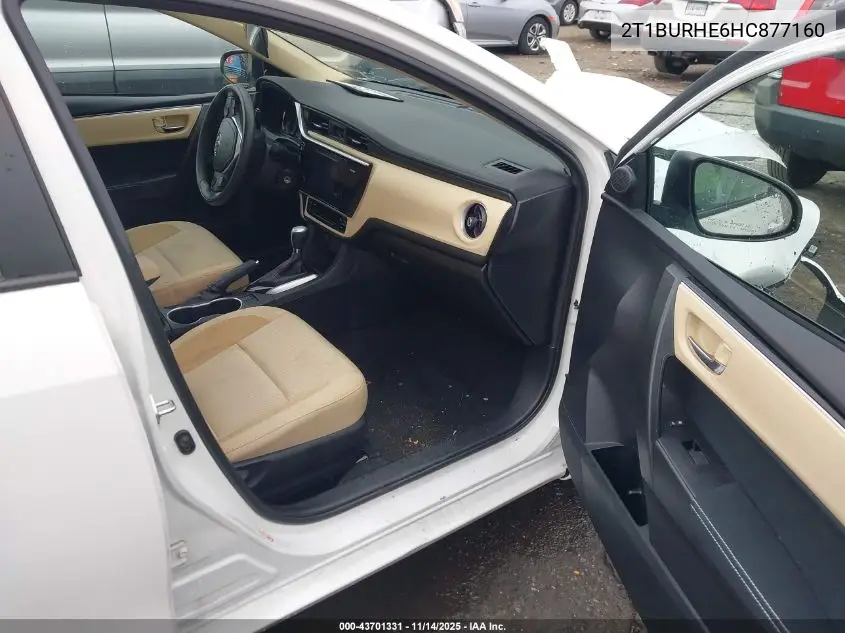 2T1BURHE6HC877160 2017 Toyota Corolla Le