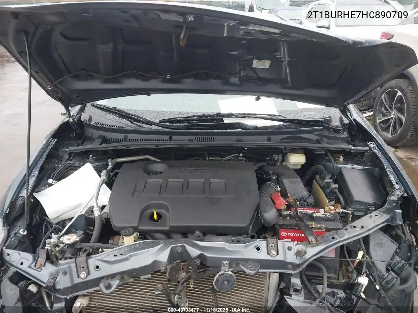 2T1BURHE7HC890709 2017 Toyota Corolla Le