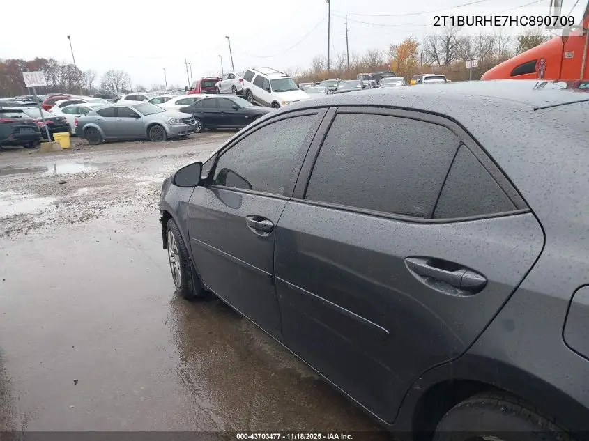 2T1BURHE7HC890709 2017 Toyota Corolla Le