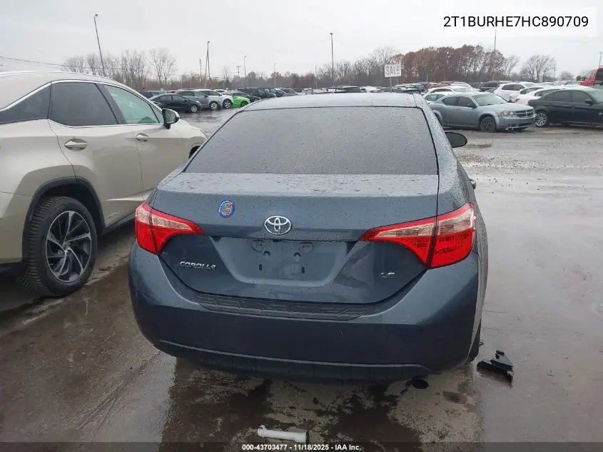 2T1BURHE7HC890709 2017 Toyota Corolla Le