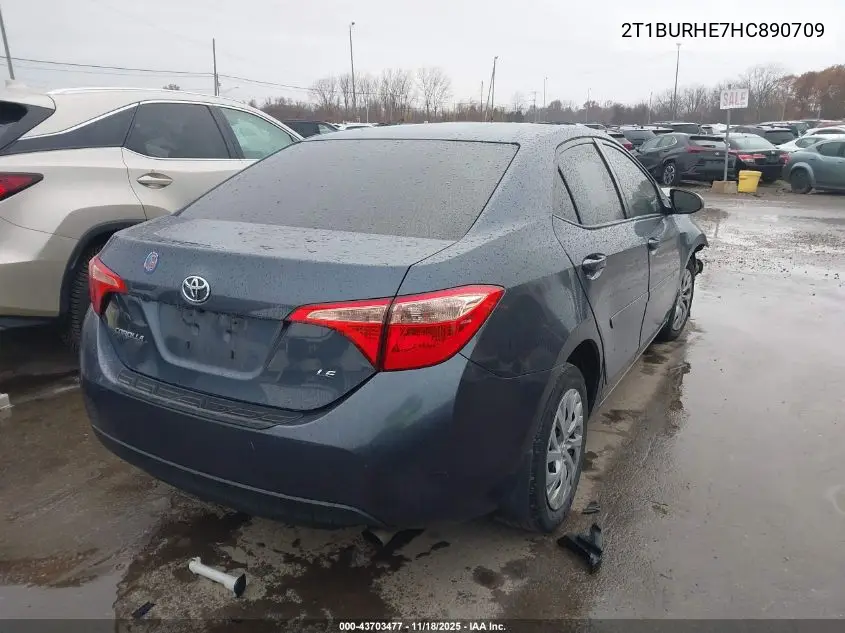 2T1BURHE7HC890709 2017 Toyota Corolla Le