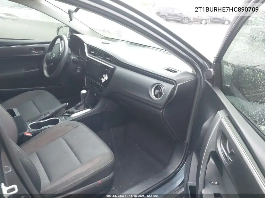 2T1BURHE7HC890709 2017 Toyota Corolla Le