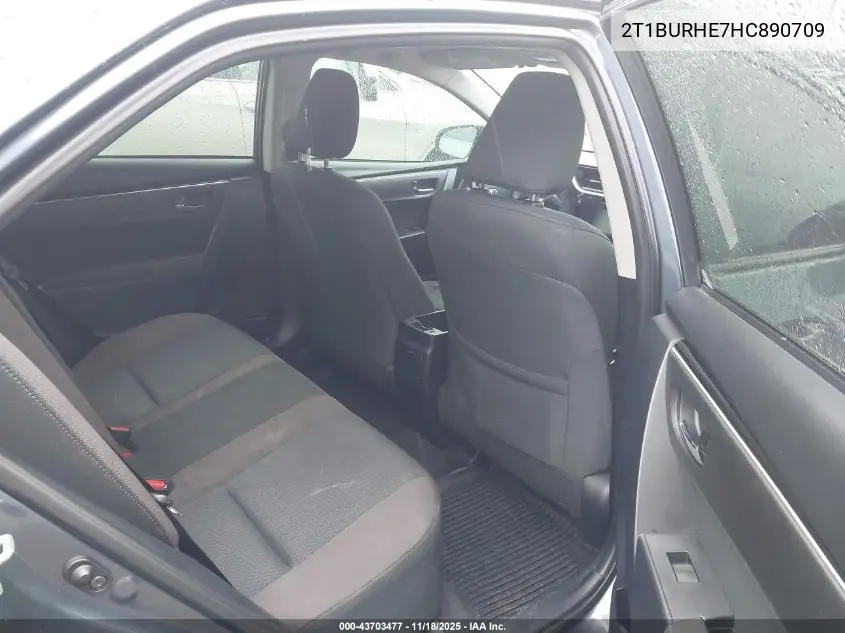 2T1BURHE7HC890709 2017 Toyota Corolla Le