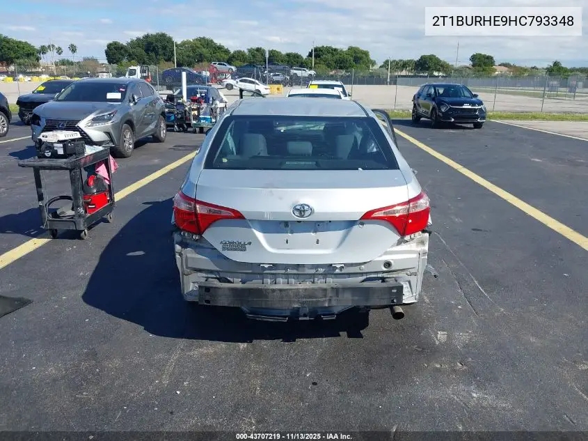 2T1BURHE9HC793348 2017 Toyota Corolla L