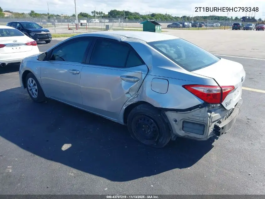 2T1BURHE9HC793348 2017 Toyota Corolla L