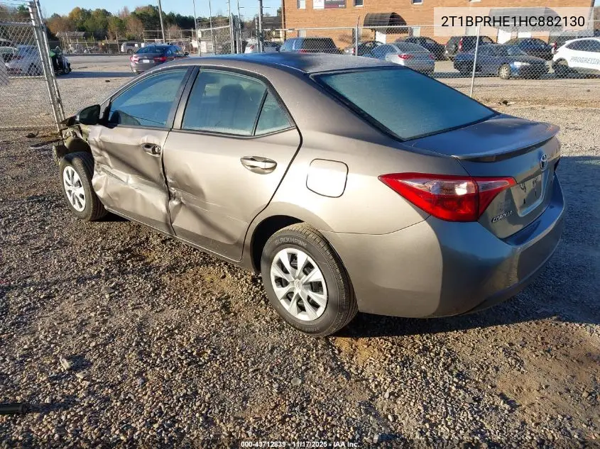 2T1BPRHE1HC882130 2017 Toyota Corolla Le Eco