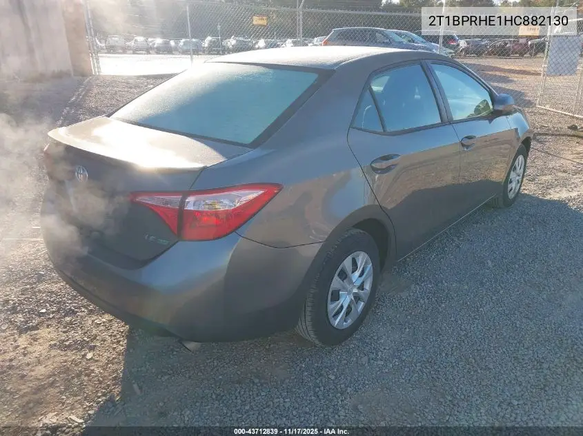 2T1BPRHE1HC882130 2017 Toyota Corolla Le Eco