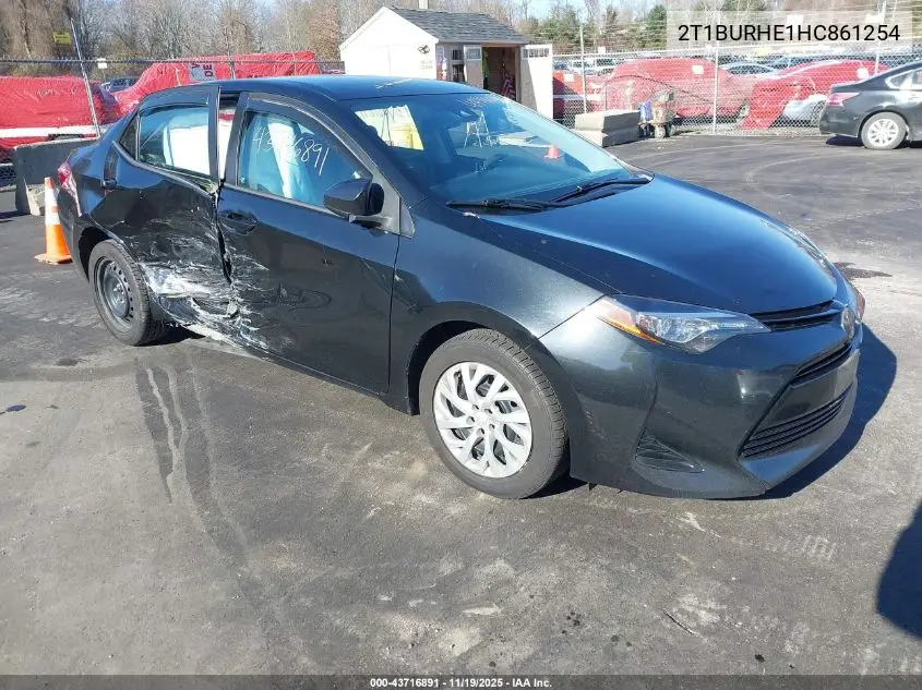 2T1BURHE1HC861254 2017 Toyota Corolla Le