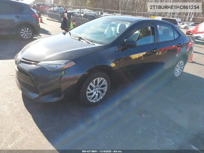 2T1BURHE1HC861254 2017 Toyota Corolla Le
