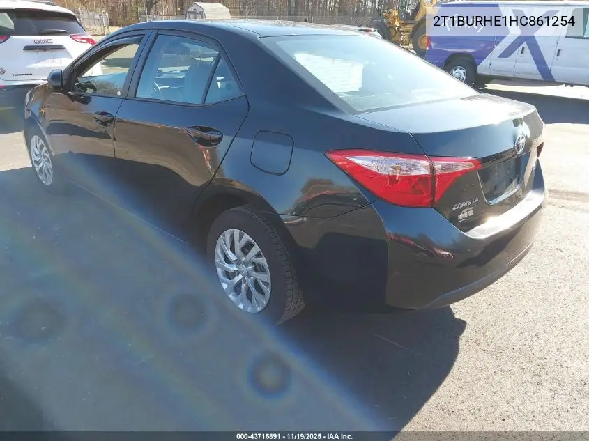 2T1BURHE1HC861254 2017 Toyota Corolla Le