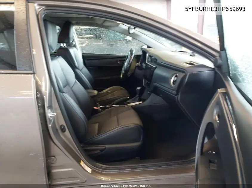 5YFBURHE3HP659693 2017 Toyota Corolla Se
