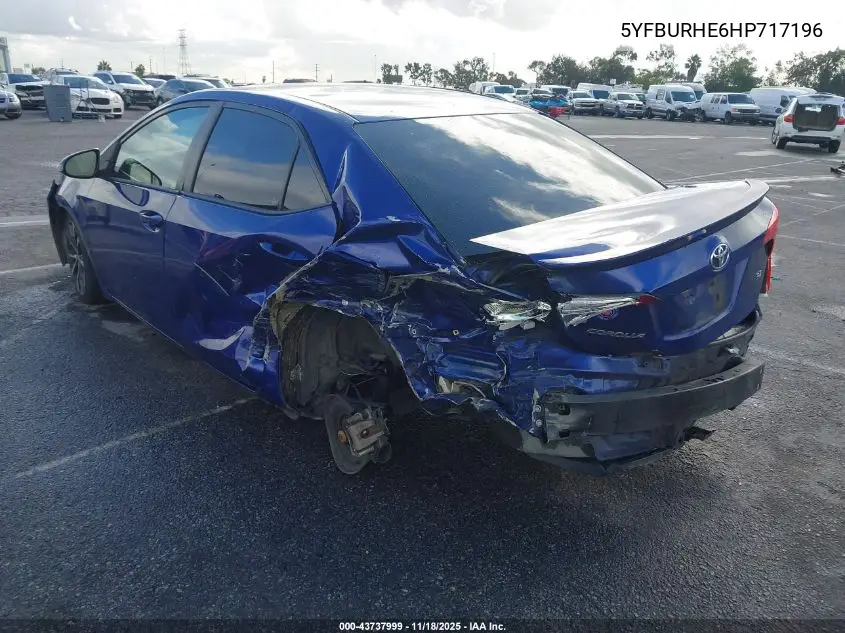 5YFBURHE6HP717196 2017 Toyota Corolla Se
