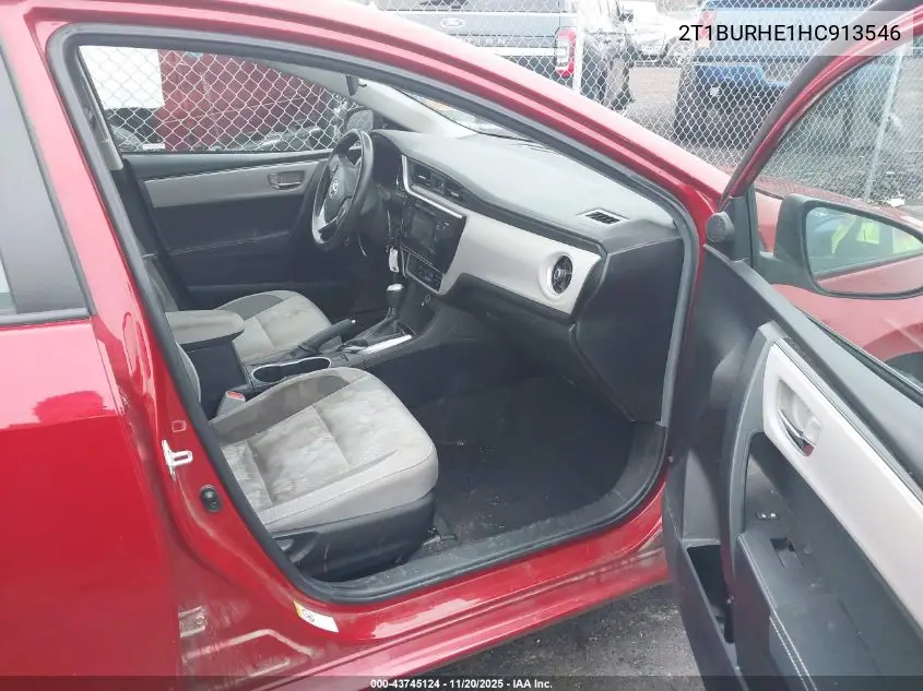 2T1BURHE1HC913546 2017 Toyota Corolla Le