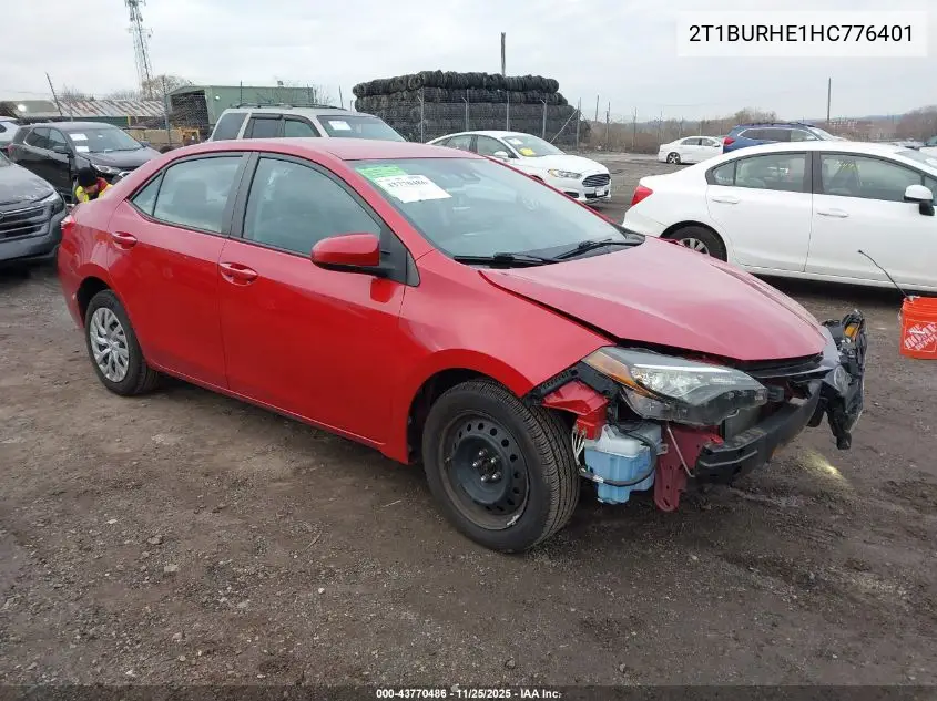 2T1BURHE1HC776401 2017 Toyota Corolla Le