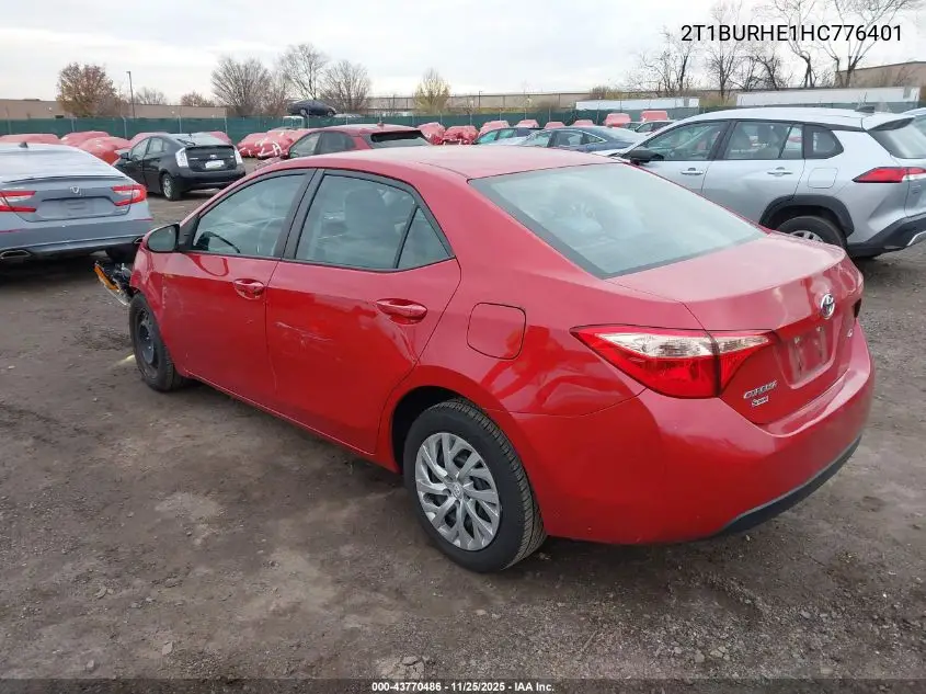 2T1BURHE1HC776401 2017 Toyota Corolla Le