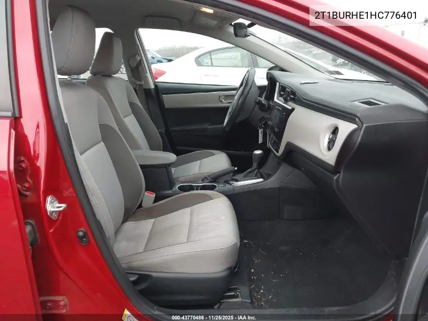 2T1BURHE1HC776401 2017 Toyota Corolla Le