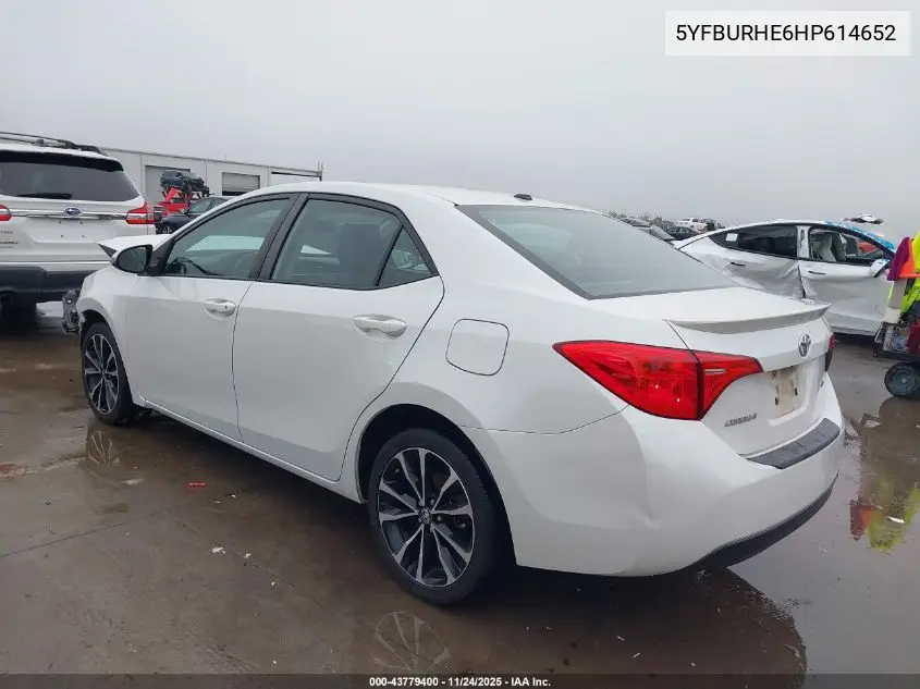 5YFBURHE6HP614652 2017 Toyota Corolla Se