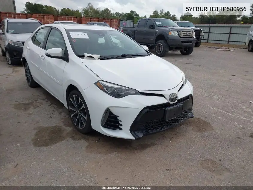 5YFBURHE8HP580956 2017 Toyota Corolla Xse