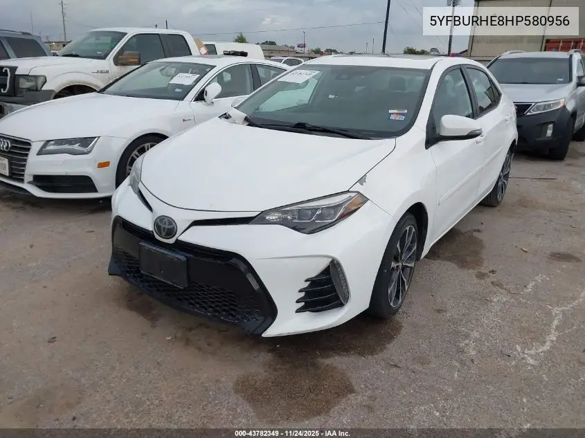 5YFBURHE8HP580956 2017 Toyota Corolla Xse