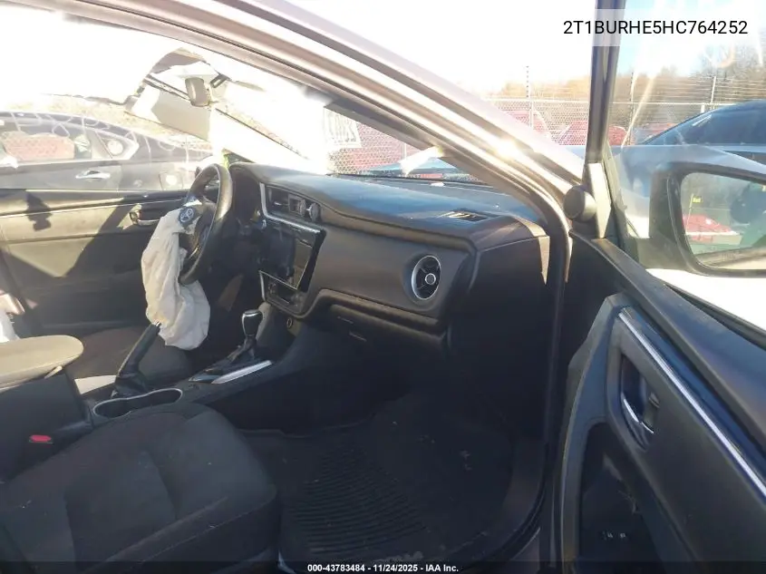 2T1BURHE5HC764252 2017 Toyota Corolla Le