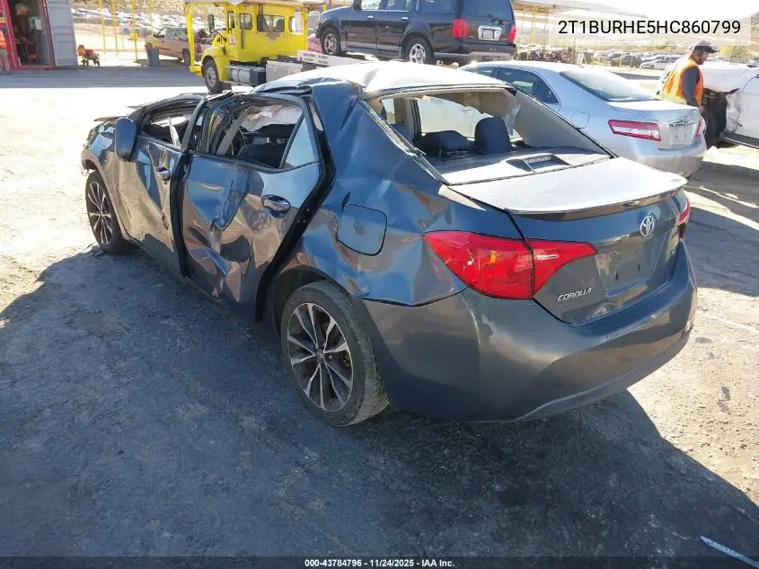 2T1BURHE5HC860799 2017 Toyota Corolla Se