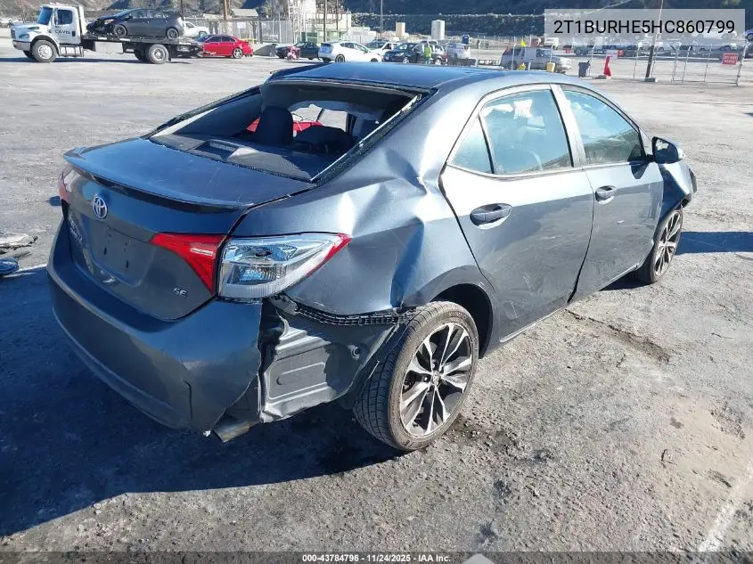 2T1BURHE5HC860799 2017 Toyota Corolla Se